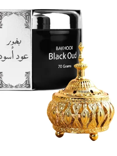 Set Black Oud Bakhoor 70gr Carbuni Aromati